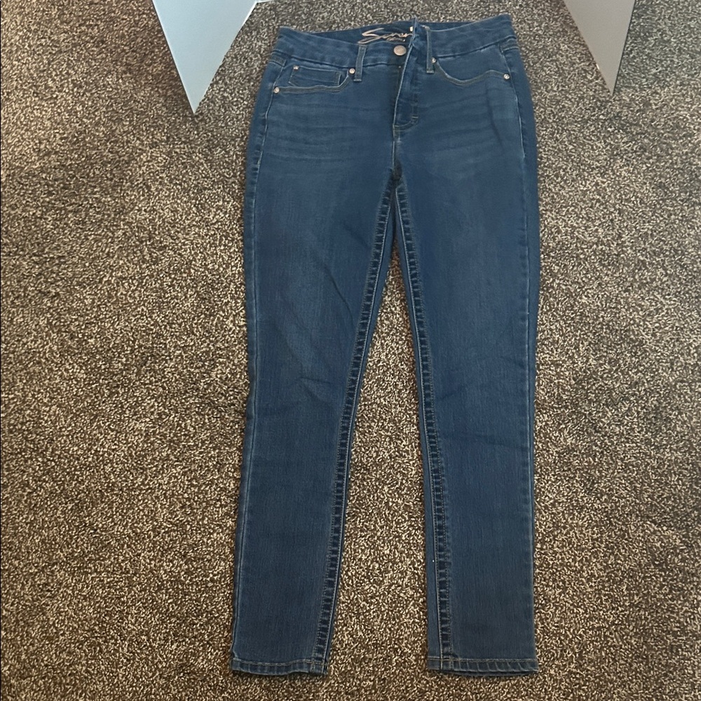 Seven7 Indigo High-Rise Skinny Jeans